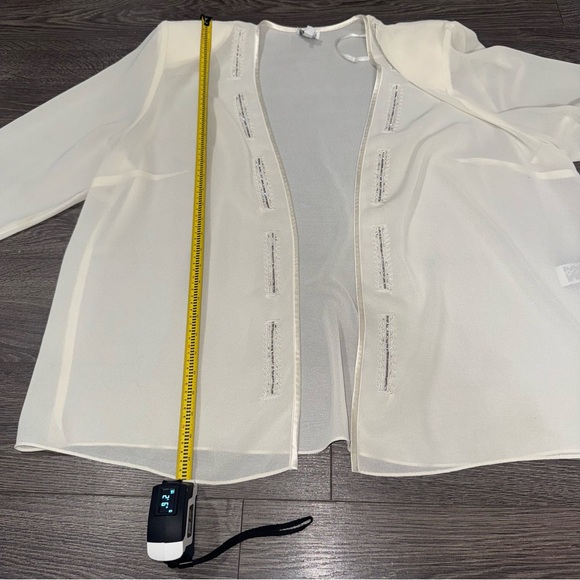 Vintage R & M Richards Karen Kwong 3 Pc pant set 24W Ivory Formal Evening Wear - Picture 14 of 16